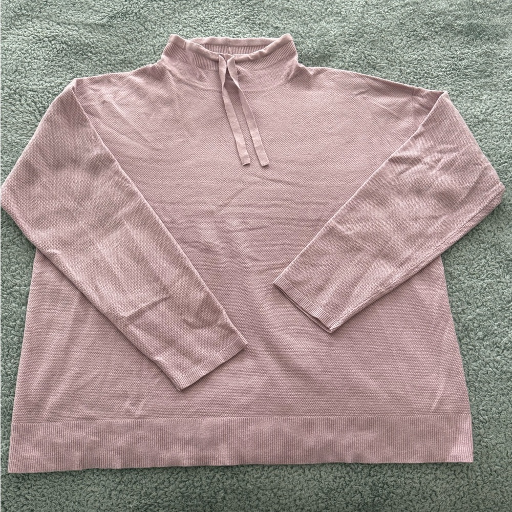 Ava & Viv Light Pink Cowl Neck Sweater